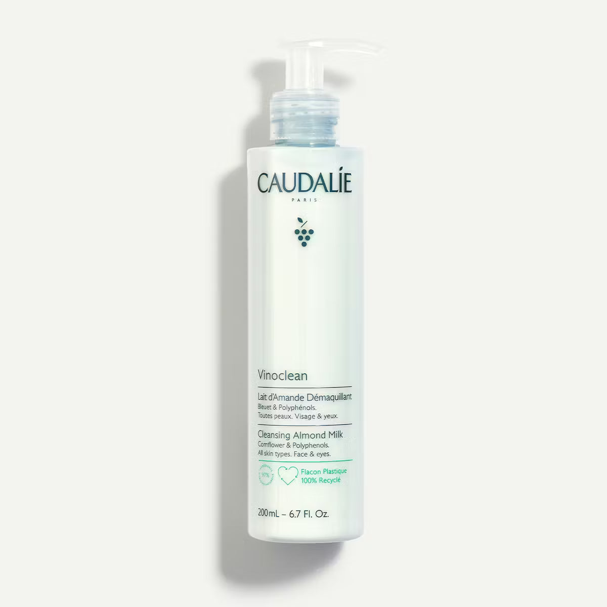 Vinoclean Leche de Almendras Desmaquillante 200 ml - Caudalie