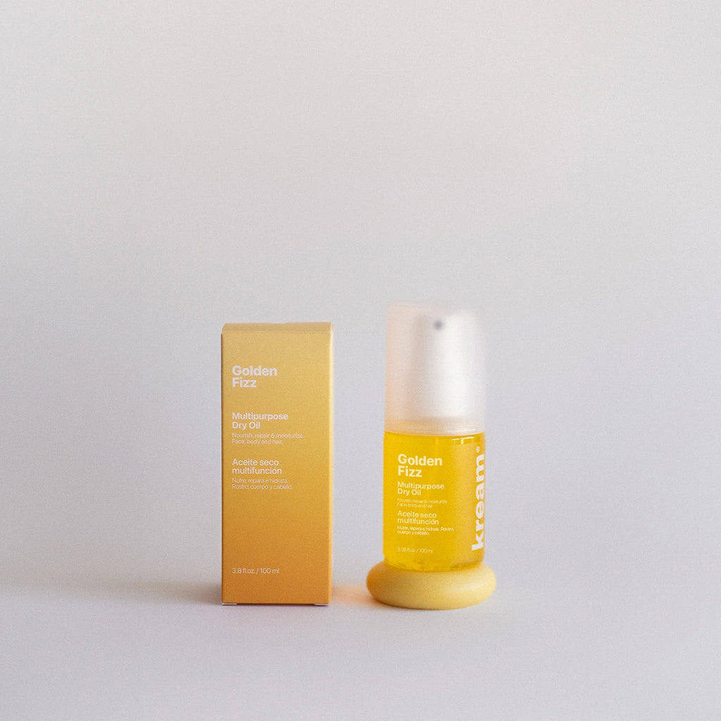 Aceite Seco Golden Frizz para Rostro, Cuerpo y Cabello 100 ml - Kream