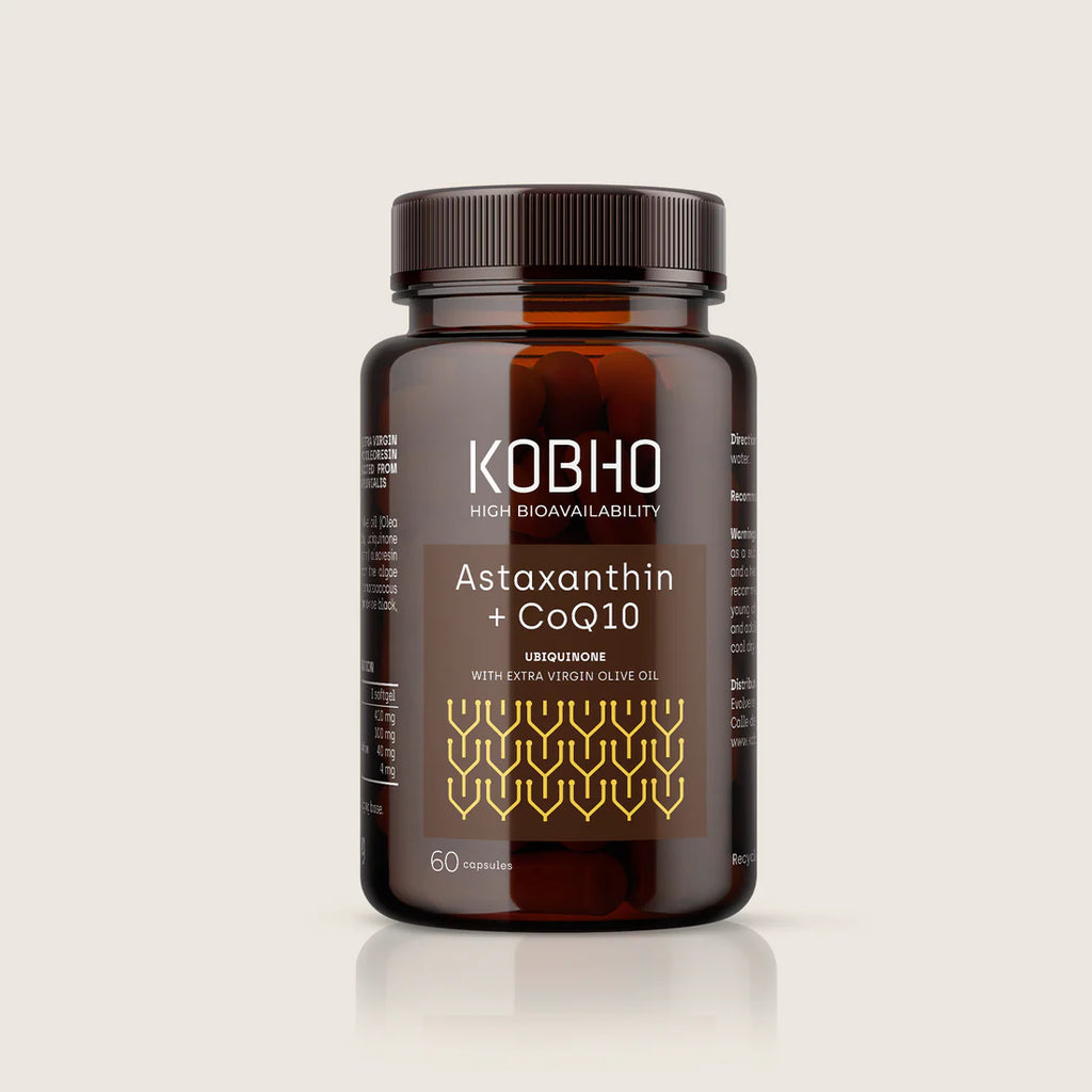 Astaxanthin + CoQ10 60 perlas - Kobho