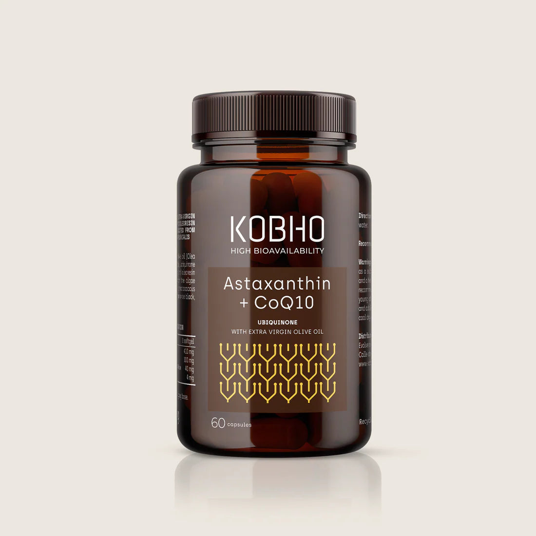 Astaxanthin + CoQ10 60 perlas - Kobho