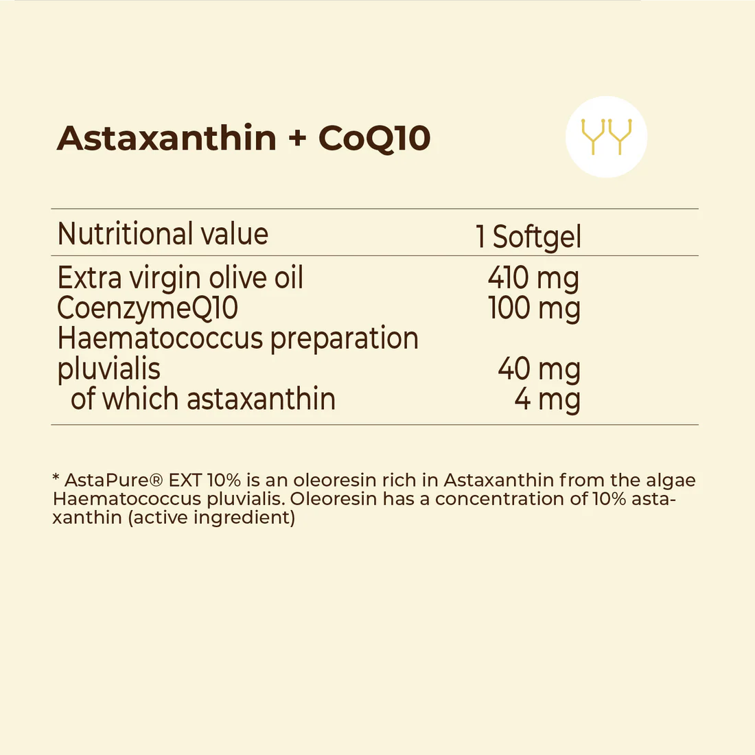 Astaxanthin + CoQ10 60 perlas - Kobho
