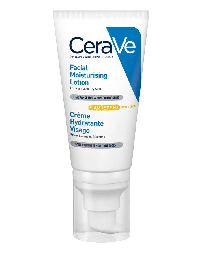 Loción Hidratante de Rostro SPF 50 52 ml - CeraVe