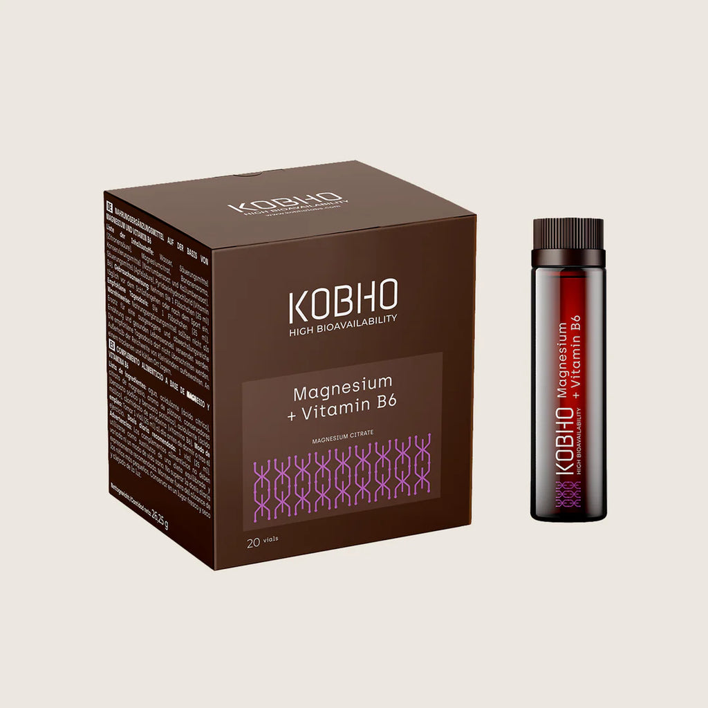 Magnesium + Vitamin B6 20 viales - Kobho
