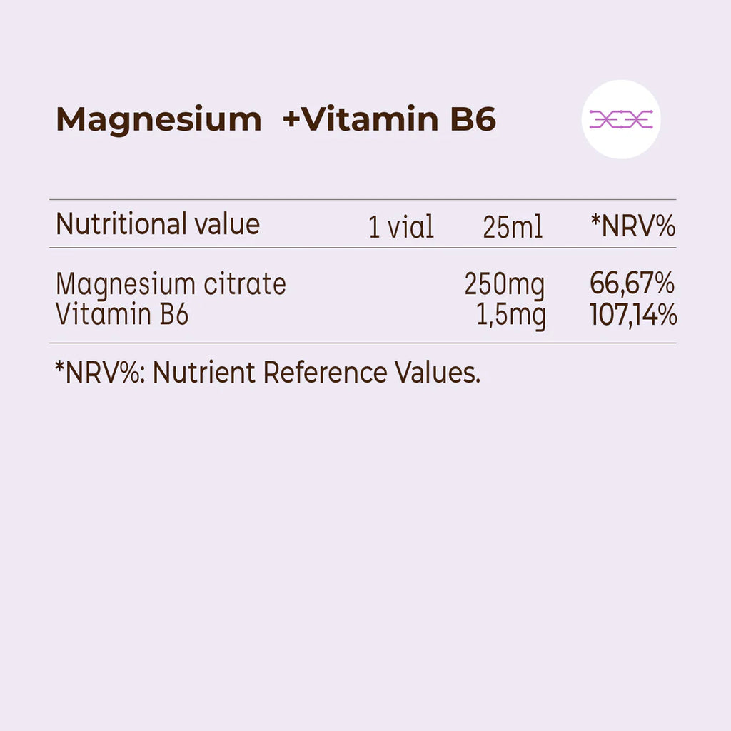 Magnesium + Vitamin B6 20 viales - Kobho